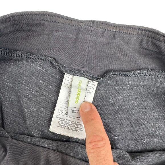 Adidas Neo Leggings Workout Exercise Tights Size Small Grey - Picture 4 of 7